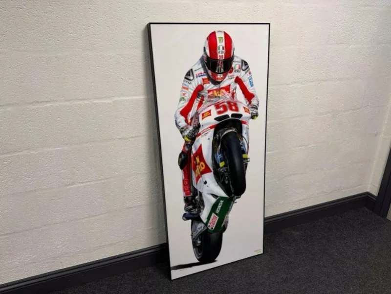 Gavel Auctioneers Ltd - 5no. Limited Edition Printed Canvas Motorcycle Art Pieces available at Auction - Auction Image 4