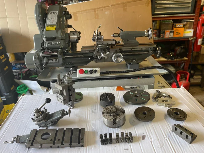 Cottrill & Co - NOT TO BE MISSED - Unused Myford Super 7 Centre Lathe Auction - Auction Image 2