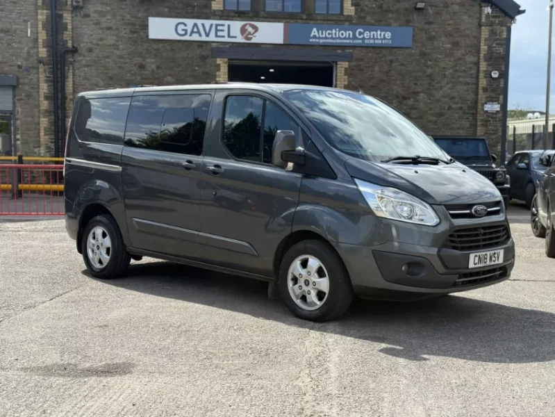 Gavel Auctioneers Ltd - 2018 Ford Transit Custom Crew Cab Auction - Auction Image 1