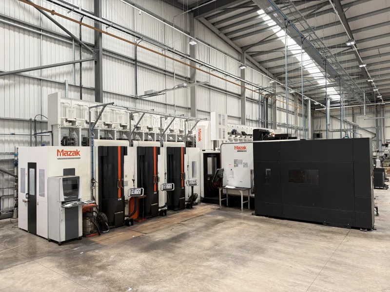 Cottrill & Co - High Productivity Mazak Variaxis i600/HCN4000 Machining Cell with 84 Station High-Rise Automation Palletech System - Auction Image 1