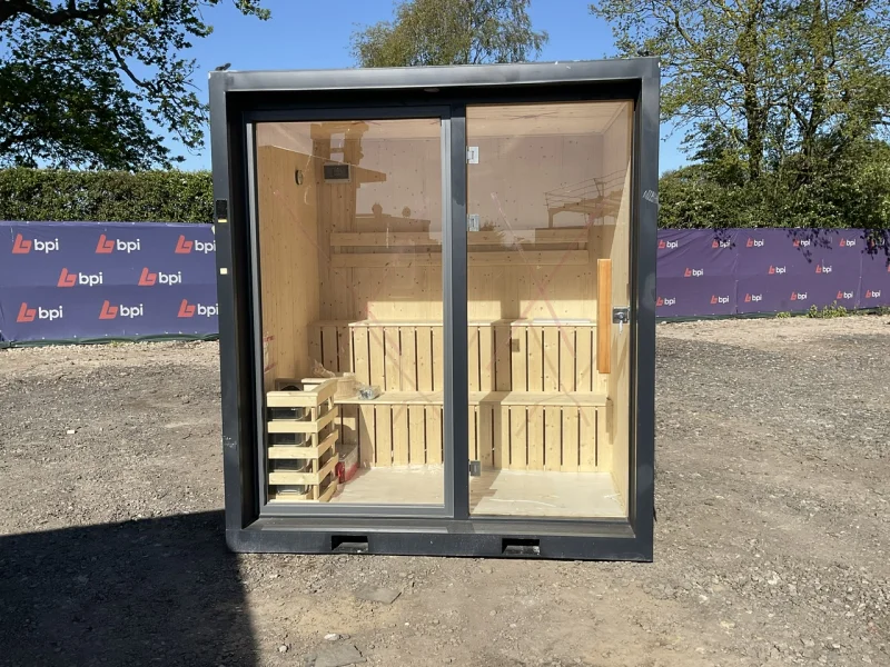 BPI - Unused Container Saunas, Cubicle Portable Toilets & Portable Washrooms available at Auction - Auction Image 1