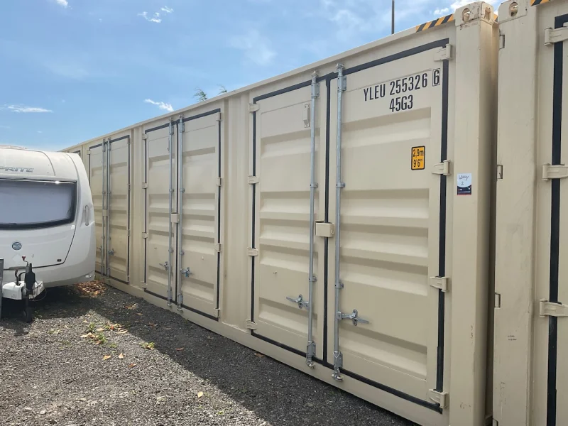 BPI - 40ft Single Trip Multi Door High Cube Containers, PVC Dome Shelter, Container Shelters & more at Auction - Auction Image 1