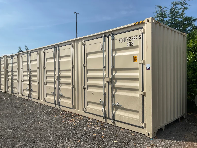 BPI - 40ft Single Trip Multi Door High Cube Containers, PVC Dome Shelter, Container Shelters & more at Auction - Auction Image 2