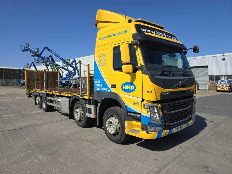 BPI - 2017 – 2014 Volvo FM 420 Beaver Tail 32T Plant Wagons, IVECO Daily Oil & Steel Cherry Picker, Genie Scissor lifts & Ifor Williams Plant Trailer Auction - Auction Image 2