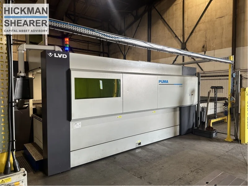 Hickman Shearer - LVD PUMA 3015 12kW Fibre Laser Cutting Machine Sale - Auction Image 1