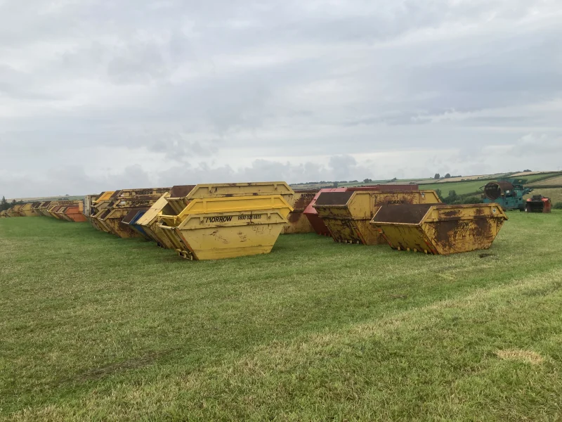 Thainstone Specialist Auctions (TSA) - Lorries, Plant, Waste Handling & Recycling Equipment, Mobile Wood Shredder, Quantity of Open & Enclosed Skips, Hooklift Bins & Trade Waste Bins at Auction - Auction Image 5