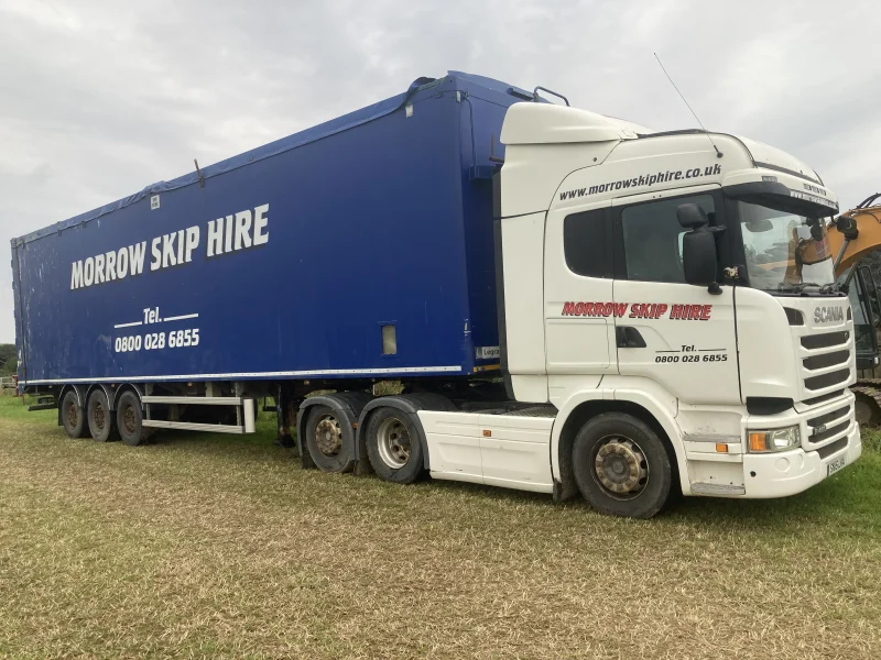 Thainstone Specialist Auctions (TSA) - Lorries, Plant, Waste Handling & Recycling Equipment, Mobile Wood Shredder, Quantity of Open & Enclosed Skips, Hooklift Bins & Trade Waste Bins at Auction - Auction Image 2