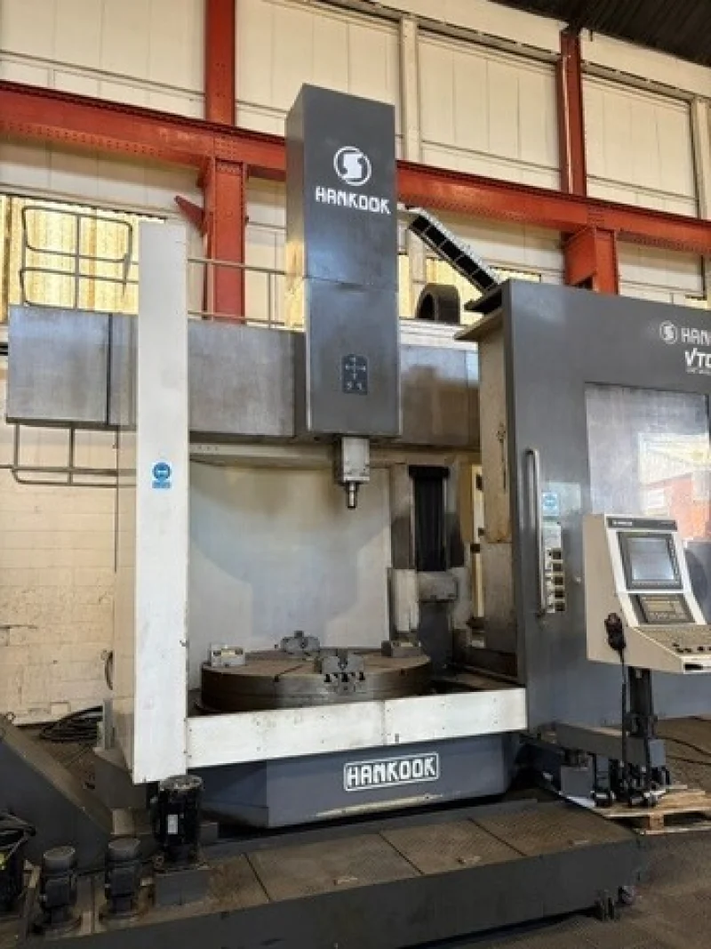 Cottrill & Co - Hankook VTC-160E CNC Ram Type Vertical Turning & Milling Centre (2011) at Auction - Auction Image 4