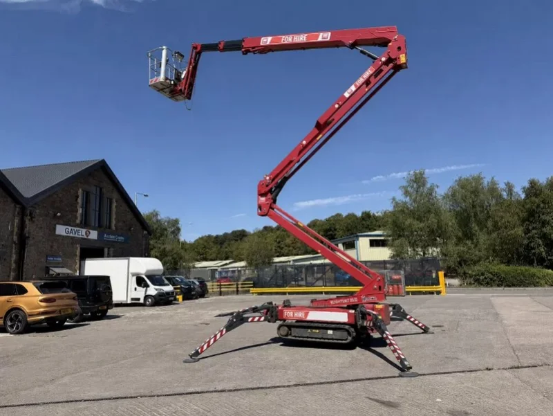 Gavel Auctioneers Ltd - Unreserved Online Auction - Hinowa 23.12 Self Propelled Tracked Spider Boom Lift - Auction Image 1