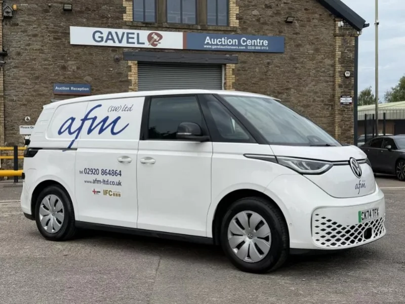 Gavel Auctioneers Ltd - Unreserved Online Auction - 2024 Volkswagen ID Buzz Commerce + - Auction Image 1