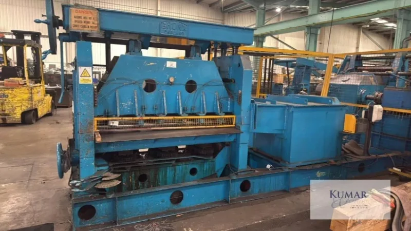 Kumar & Company - Major Auction of Milden Steels - Extensive Range of Slitting, Blanking Lines, Bodor Lasers, Cincinnati Auto Shears, Cranes, Timber, 4: 5 Ton Forks - Auction Image 11