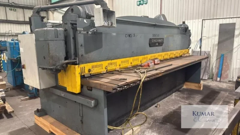 Kumar & Company - Major Auction of Milden Steels - Extensive Range of Slitting, Blanking Lines, Bodor Lasers, Cincinnati Auto Shears, Cranes, Timber, 4: 5 Ton Forks - Auction Image 12