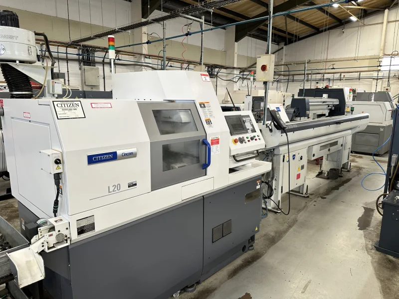 Cottrill & Co - Entire Contents of a Precision Turned Parts Manufacturer, late model Citizen, Miyano, Star, Studer Sliding Head Turning Centres & Grinders, Inspection and Toolroom Equipment at Auction - Auction Image 4