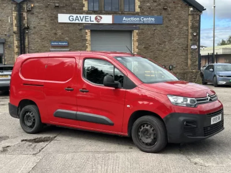 Gavel Auctioneers Ltd - 2019 Citroen Berlingo 950 Enterprise BHD Panel Van at Auction - Auction Image 1