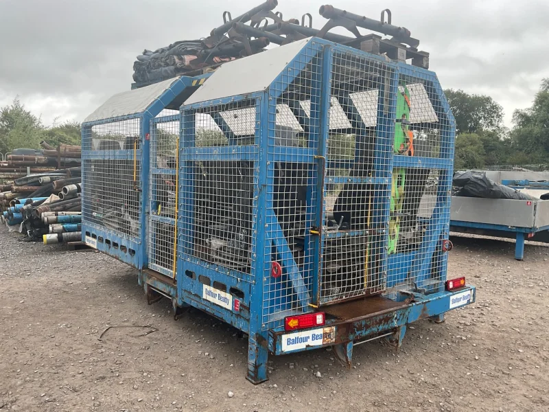 BPI - 2022 Wacker Neuson DV60 Dual View Swivel Dumpers, Transport Cages & Flatbed Dropside Trailer Auction - Auction Image 3