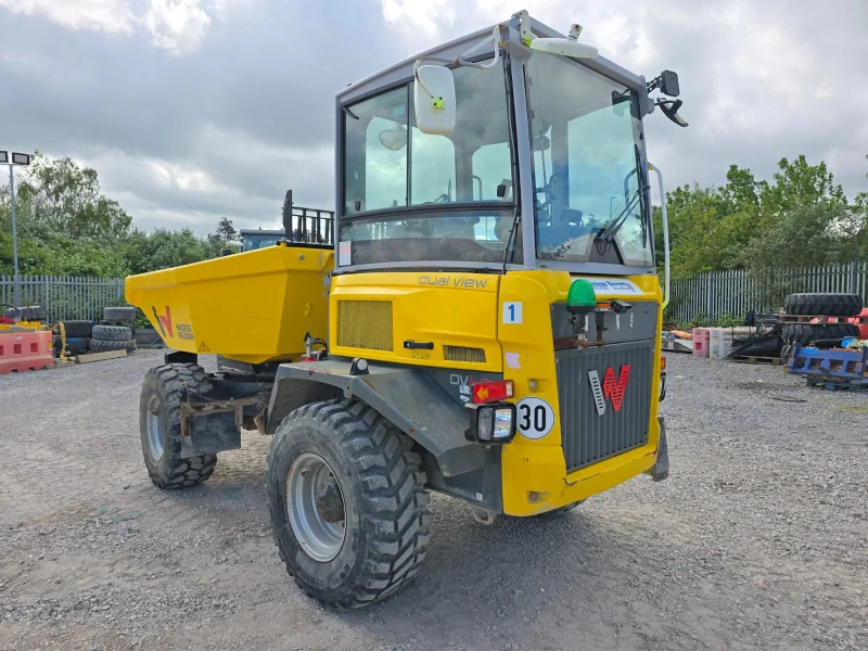 BPI - 2022 Wacker Neuson DV60 Dual View Swivel Dumpers, Transport Cages & Flatbed Dropside Trailer Auction - Auction Image 2