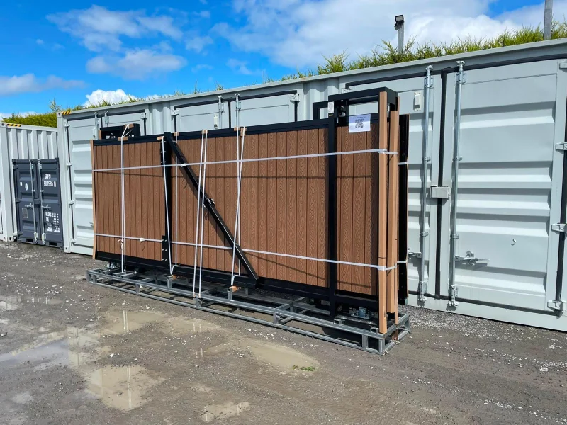 BPI - Unused 20ft, 9ft & 8ft Containers, 20ft & 16ft Electric Gates, Barbecue Houses, Rotary Skid Steers, Workbenches & more at Auction - Auction Image 4