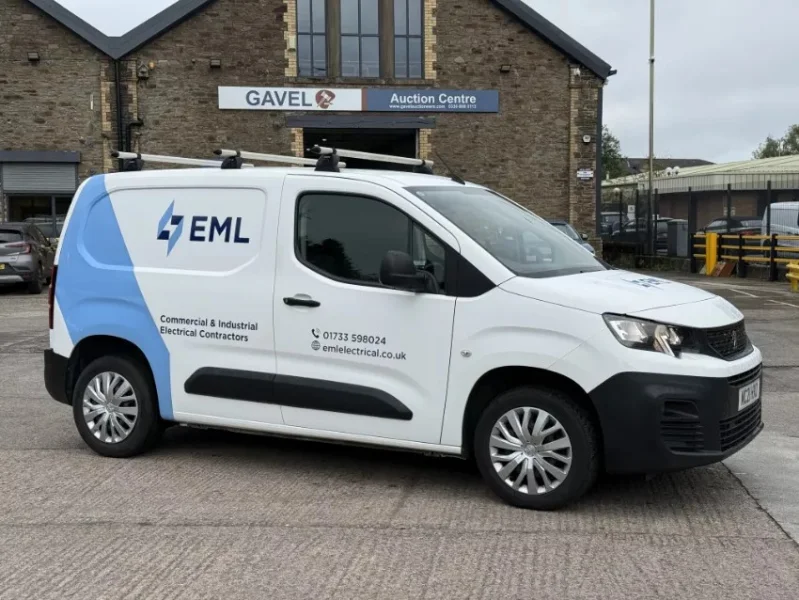Gavel Auctioneers Ltd - Unreserved Online Auction - 2021 Peugeot Partner Professional L1 B Panel Van - Auction Image 1