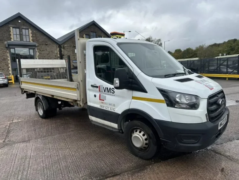 Gavel Auctioneers Ltd - Unreserved Online Auction - Non-Runner 2022 Ford Transit 350 Leader Ecoblu Dropside Lorry - Auction Image 1