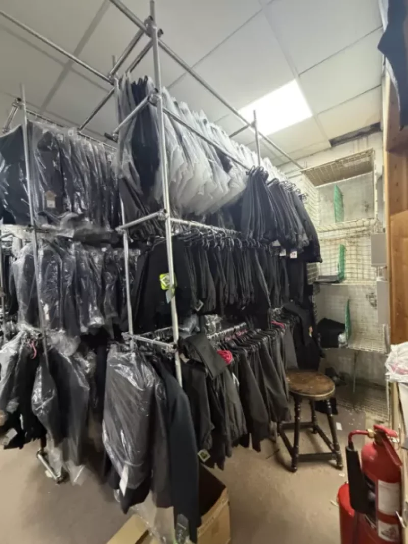 JPS Chartered Surveyors - One Lot Sale | Contents of School Uniform, Sportswear & Accessories Supplier | Approx £80k Cost Price | Blazers, Jumpers, Skirts, Dresses at Auction - Auction Image 2