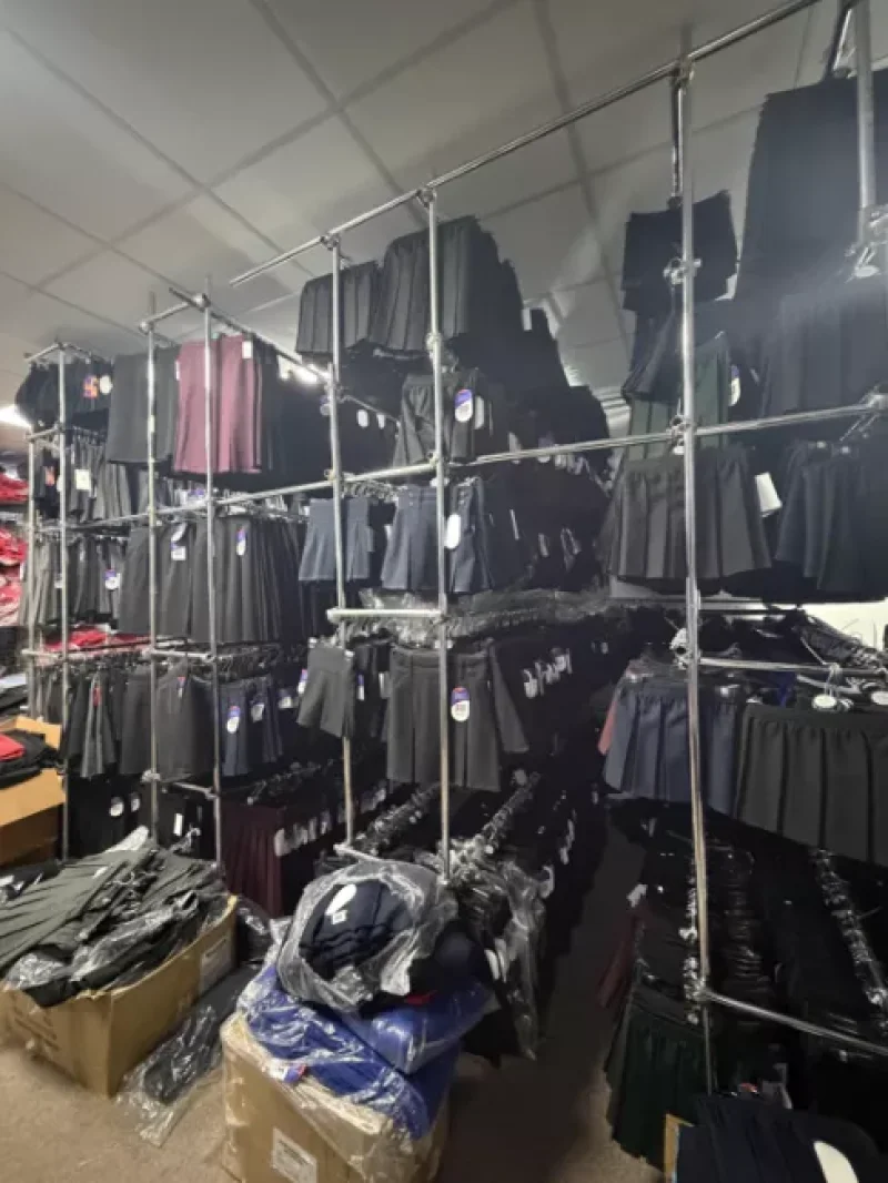 JPS Chartered Surveyors - One Lot Sale | Contents of School Uniform, Sportswear & Accessories Supplier | Approx £80k Cost Price | Blazers, Jumpers, Skirts, Dresses at Auction - Auction Image 3