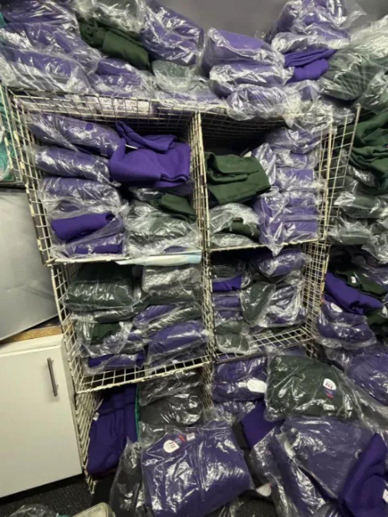 JPS Chartered Surveyors - One Lot Sale | Contents of School Uniform, Sportswear & Accessories Supplier | Approx £80k Cost Price | Blazers, Jumpers, Skirts, Dresses at Auction - Auction Image 6