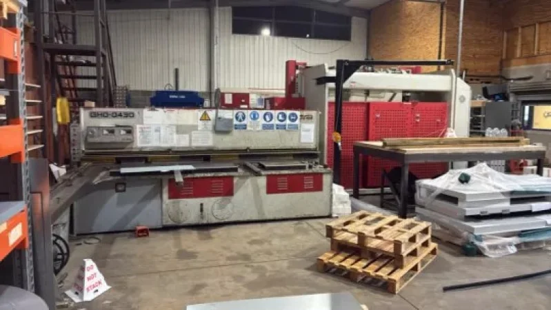 Sanderson Weatherall LLP - Metalworking Machinery, Roller-Shutter Door Laths Production Line & Factory Equipment available at Auction - Auction Image 1