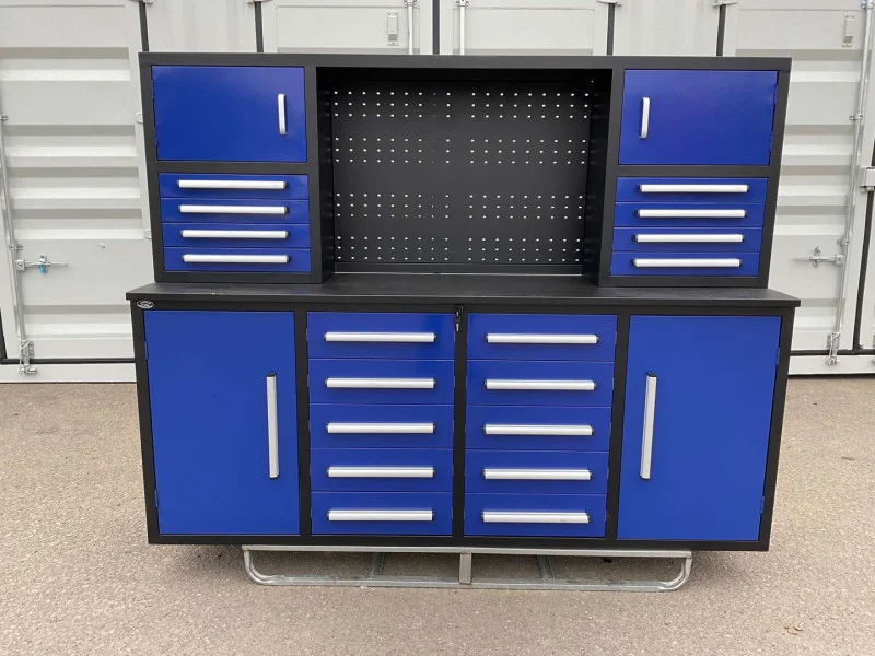 BPI Auctions - Unused 10ft, 7ft & 6.5ft Metal & Steel Work Benches Auction - Auction Image 1