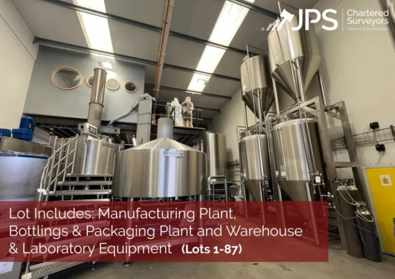 JPS Chartered Surveyors - Assets of Brewing & Distillery Company Auctions Brands to include Simatec, Barison, IStill & More - Auction Image 1