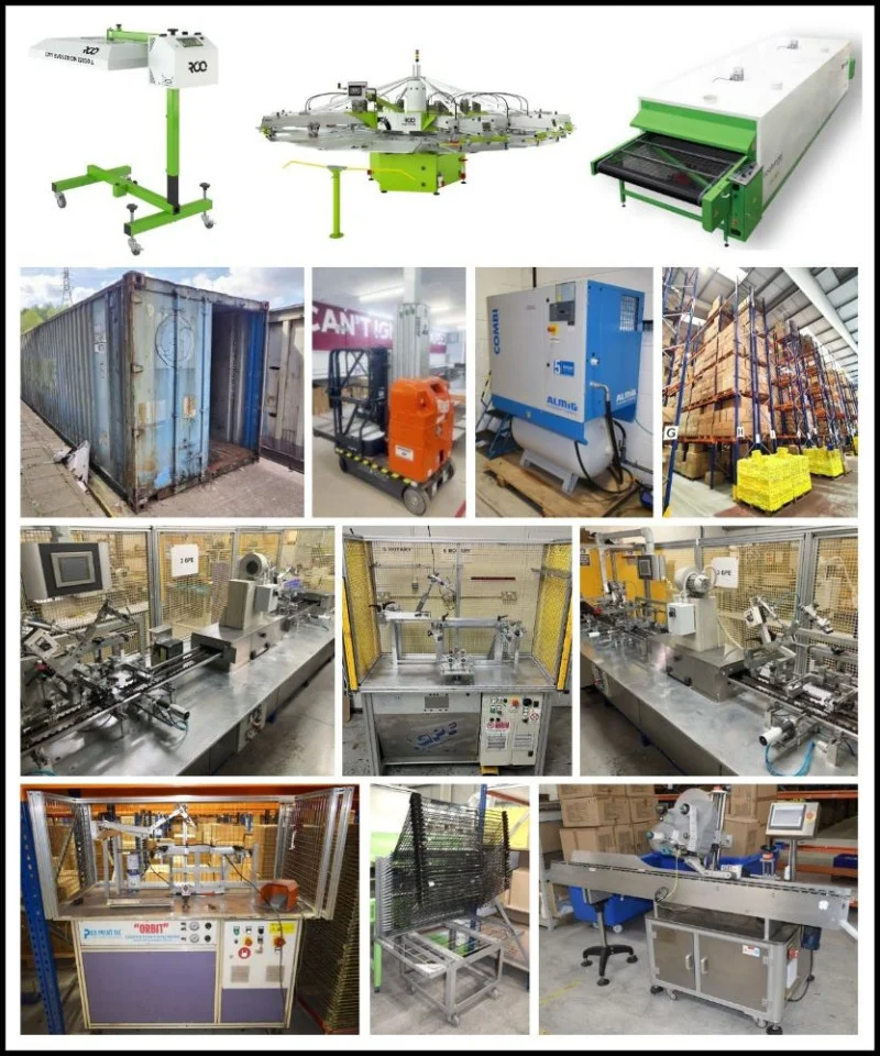 In2Corporate Ltd - Industrial Automatic Screen and UV Printing Machinery Sale Featuring Product Printing Machines, Tunnel Dryers, Cure Units, Pallet Racking & More - Auction Image 1