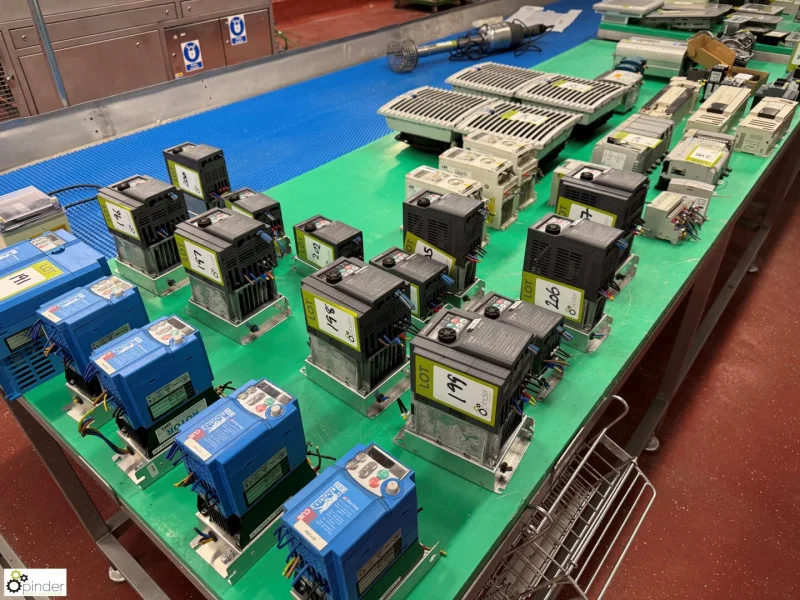 Pinder Asset Solutions Ltd - Surplus Electrical and Process Plant Auction including Inverter Drives, Vacuum Pumps and Geared Motors - Auction Image 1