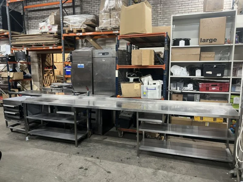 JPS Chartered Surveyors - Commercial Catering Auction featuring Fryers, Washing Machines, Adexa Twin Deck Electric Pizza Oven, Large Stainless Steel Catering Tables & More - Auction Image 6