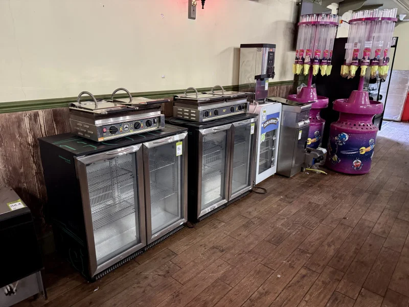 Pinder Asset Solutions Ltd - Surplus Equipment of Flamingo Land inc Catering & Servery Equipment, Café & Shop Furniture, 5 Aside Soccer Arena, Tractor, Dumper, Generator at Auction - Auction Image 1