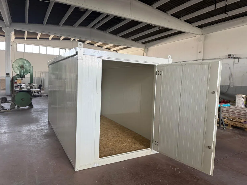 BPI Auctions - Unused Insulated & Single Skinned Flat Packed 4m x 3m x 2m Pop Up Container Buildings at Auction - Auction Image 2