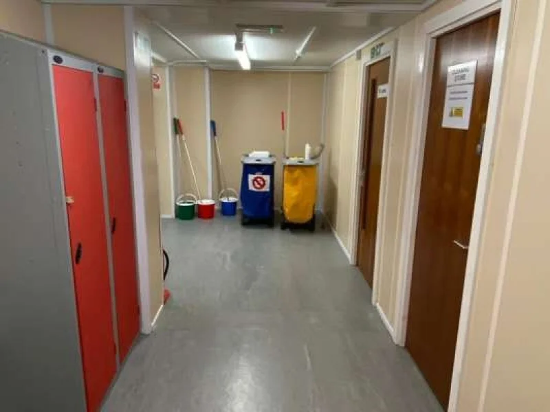 BPI Auctions - 80ft x 12ft 22 Bay Modular Building with Canteen, Toilets, Meeting Rooms, Prayer Room, Cafeteria & Cooking Area - Auction Image 6