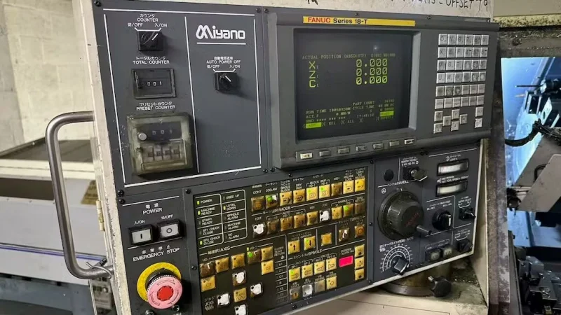 Charter Auctions Ltd - Miyano BNE51S Slant Bed Lathe with Bar Feeder - Auction Image 3