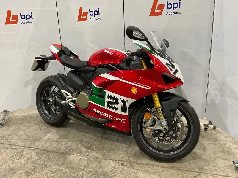 BPI Auctions - 2022 Ducati Panigale V2 Bayliss 1st Championship 20th Anniversary Edition Motorcycle Auction - Auction Image 1