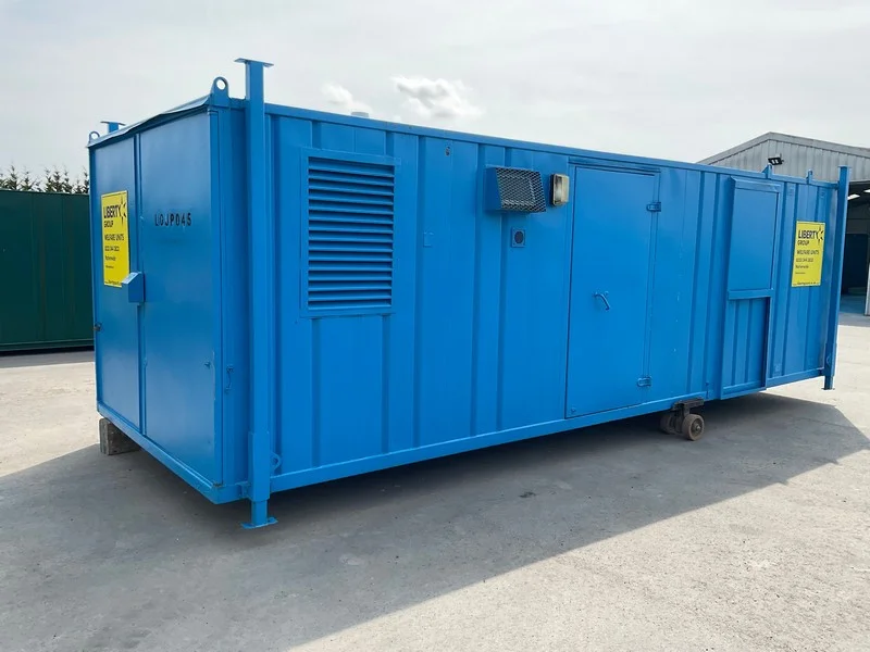 BPI Auctions - 25ft x 9ft Anti-Vandal Static Welfare Units with Generators at Auction - Auction Image 3