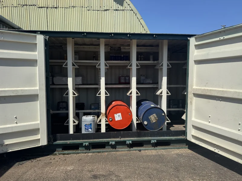 Pinder Asset Solutions Ltd - Containers, Containerised Workshops, Compressor House, Range of Liquid, Mixing & Fuel Tanks 75m³, Drillpipe, Stands, Bins, Hoses, Valves, etc - Auction Image 10