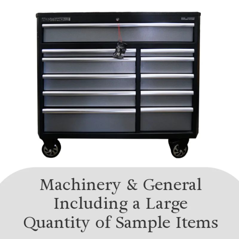 Arthur Johnson Auctioneers - Machinery & General - Including a Large Quantity of Sample Items at Auction - Auction Image 1