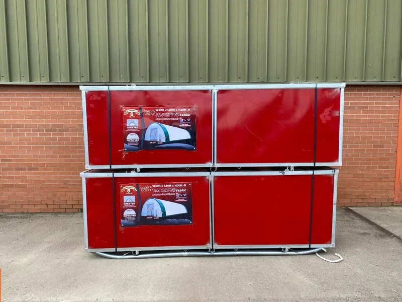 BPI Auctions - 40ft High Cube Multi Door Container, Unused 12ft, 9ft & 8ft Security Office Containers, Unused Portable Toilets & Unused Steel Workbenches at Auction - Auction Image 4