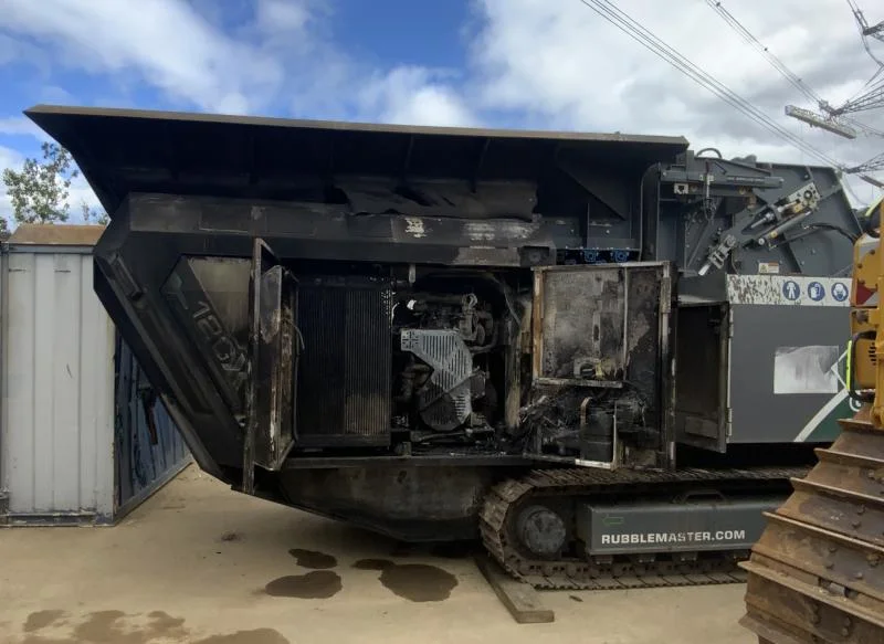 Salvue Ltd. - 2023 Rubble Master RM 120X Hybrid Compact Crusher - Fire Damaged - Auction Image 5