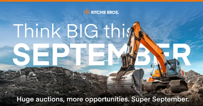 Ritchie Bros UK Ltd - Super September 2 Day Auction - 24th & 25th September 2025 | Plant Machinery, Mining Equipment, Trucks, Vehicles & Agricultural Kit - Auction Image 1