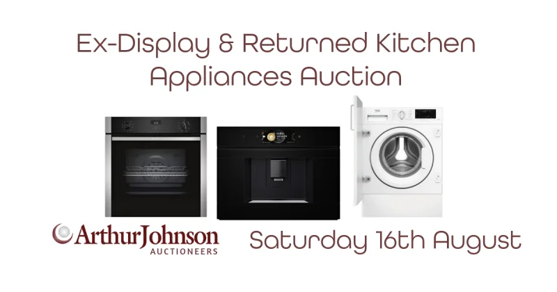 Arthur Johnson Auctioneers - Ex-Display & Returned Kitchen Appliances Auction from a Major UK Retailer - Auction Image 1