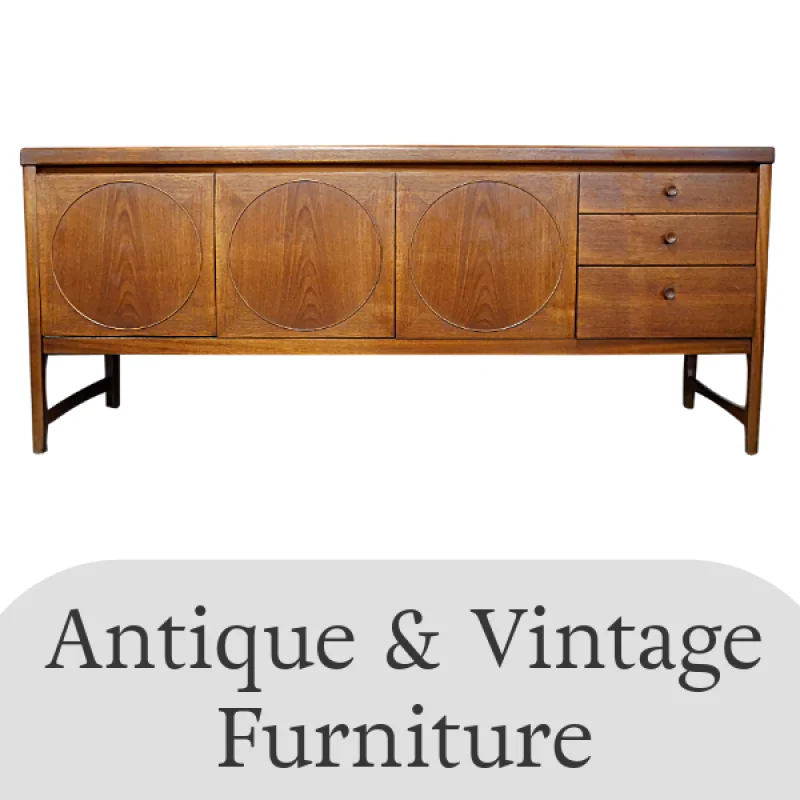 Arthur Johnson Auctioneers - Antique & Vintage Furniture at Auction to include: Mid Century & Earlier Furniture - Auction Image 1