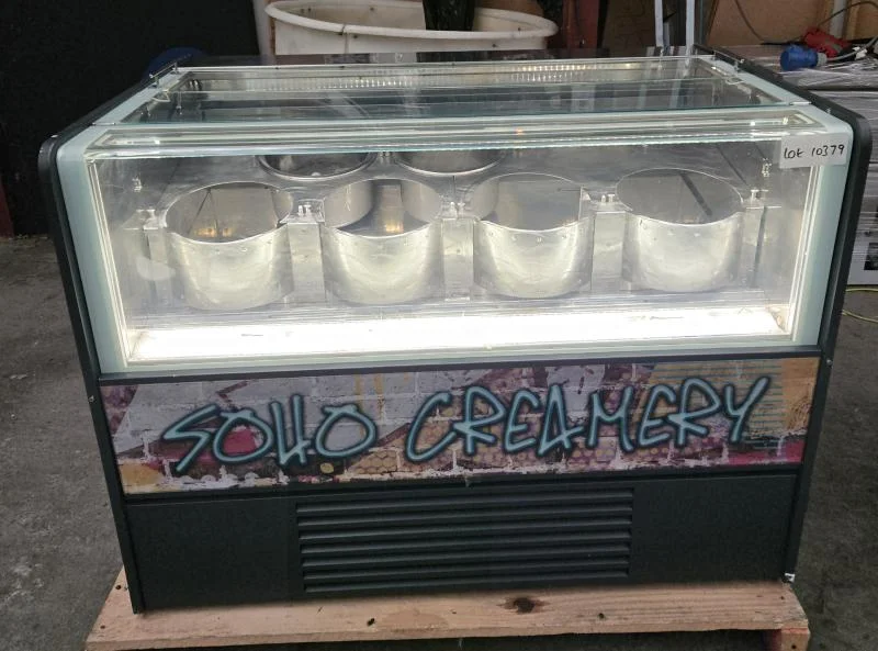 David Gower Auctions Ltd - NO VAT ON HAMMER PRICE. David Gower Auctions Catering Equipment, Gelolab - Ice Cream Display, Gelo Standard Showlab SL2, Pizzaform And More - Auction Image 1