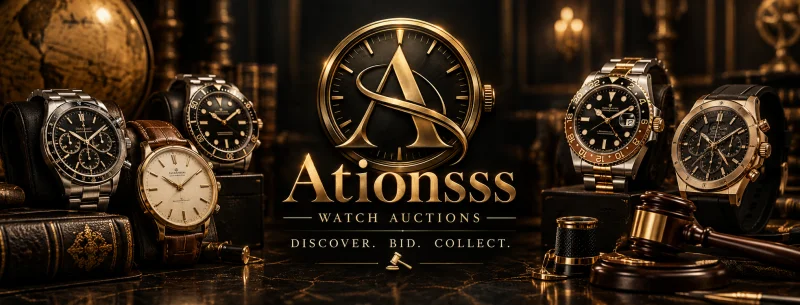 Ationsss Ltd - Ationsss Watch Auctions – Fine, Luxury & Vintage Watches | Rolex, Cartier, Omega, Breitling & More - Auction Image 1