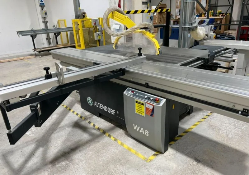 BPI Auctions - Woodworking & Metalworking Equipment Auction to include Pangborn Shotblast Machine, Bending Rollers, Panel Saws, Edgebanders, Guillotine, CNC Machines, Planers & more - Auction Image 5