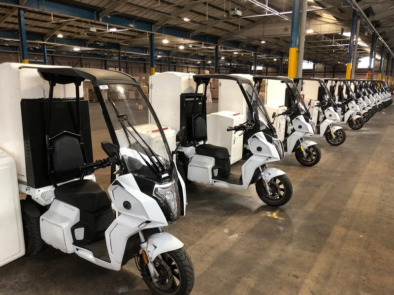 John Pye Auctions - Birmingham - Fleet of 2023 Aidea AA-Cargo Electric Passenger Tricycles Auction - Auction Image 1