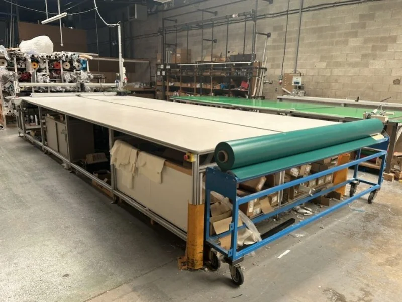 JPS Chartered Surveyors - Contents of Blinds & Curtain Manufacturers to include Semi Automatic Cutting Tables, Blind Cutting Lines, Sewing Machines - Auction Image 2